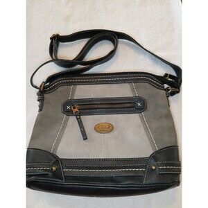 b.o.c. crossbody satchel handbag purse colorblock like new